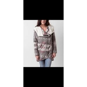 Me Jane Southwestern Print Jacket XL